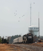 Circus Train Arriving